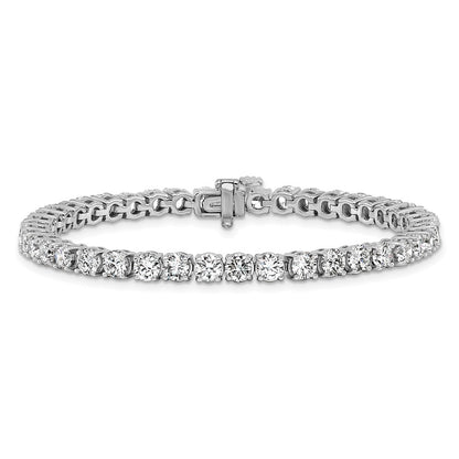 14k White Gold 9 Ct. Lab Grown Diamond VS/SI+ G+ Tennis Bracelet