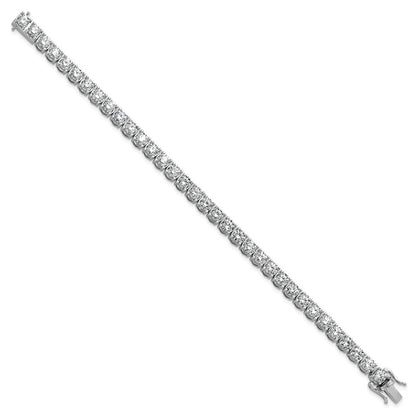 14k White Gold 11 1/8 Ct. Lab Grown Diamond VS/SI+ G+ Tennis Bracelet