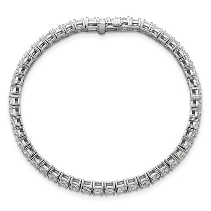 14K White Gold Certified Lab Grown Diamond Vs Def Princess Tennis Bracelet