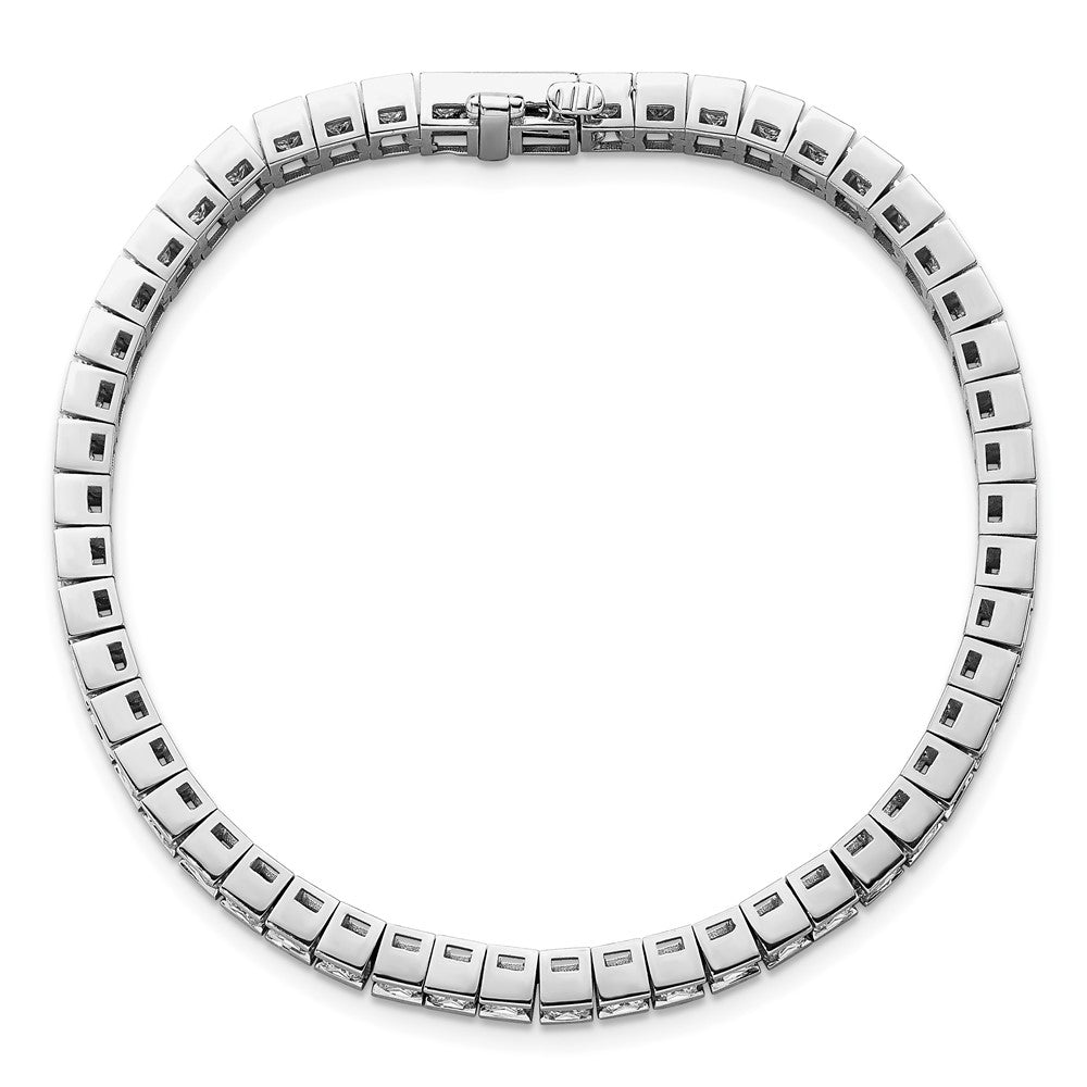 14K White Gold Certified Lab Grown Diamond Vs Def Princess Tennis Bracelet