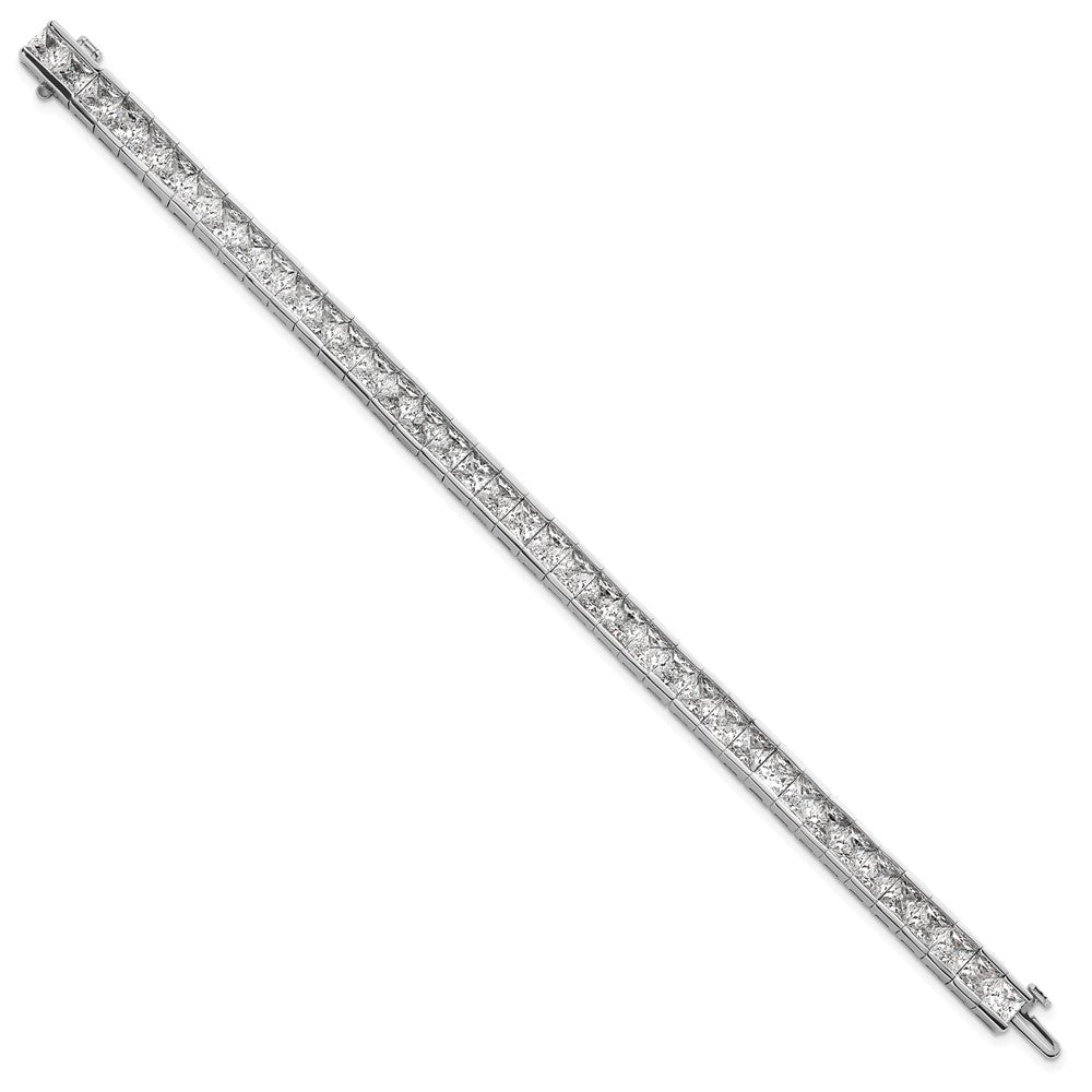 14K White Gold Certified Lab Grown Diamond Vs Def Princess Tennis Bracelet