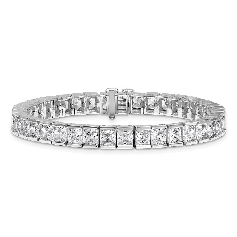14K White Gold Certified Lab Grown Diamond Vs Def Princess Tennis Bracelet