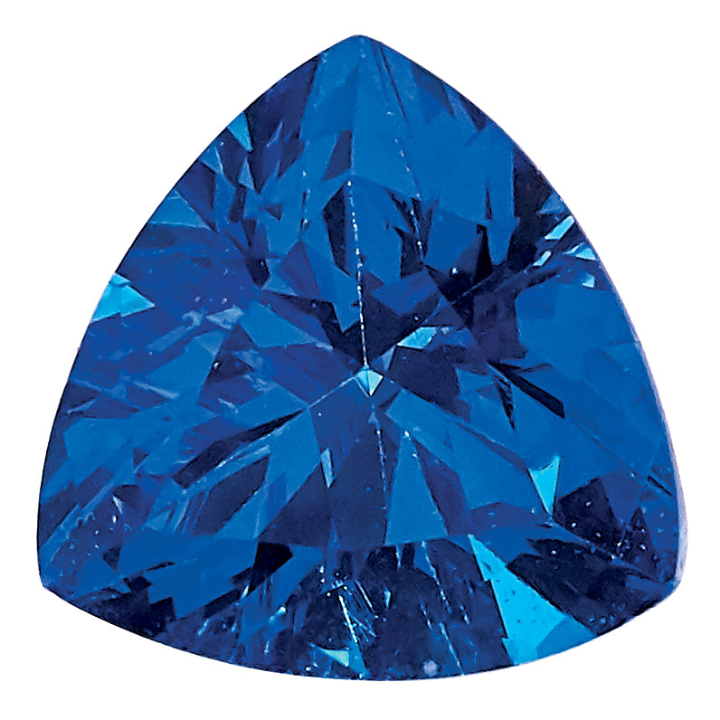 Gemstone Nano Crystal 4mm Trillion September Birthstone