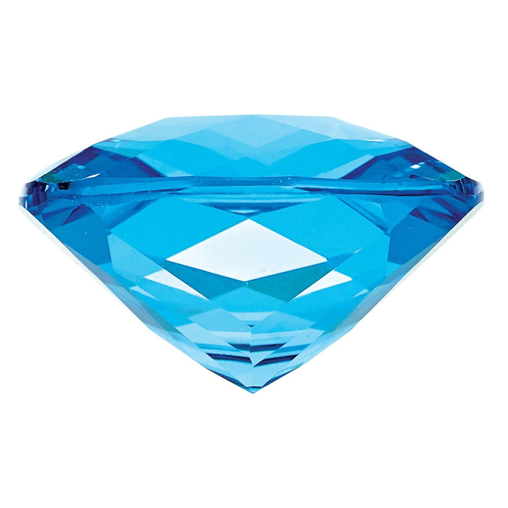 Gemstone Swiss Blue Topaz Aa Quality 10mm Antique Cushion Checkerboard