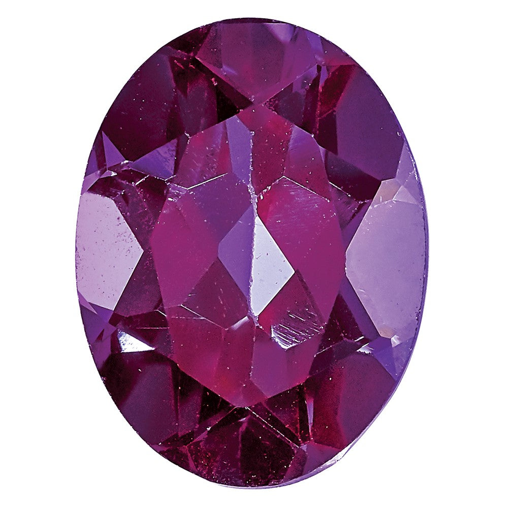 Gemstone Created Alexandrite 8X6mm Oval