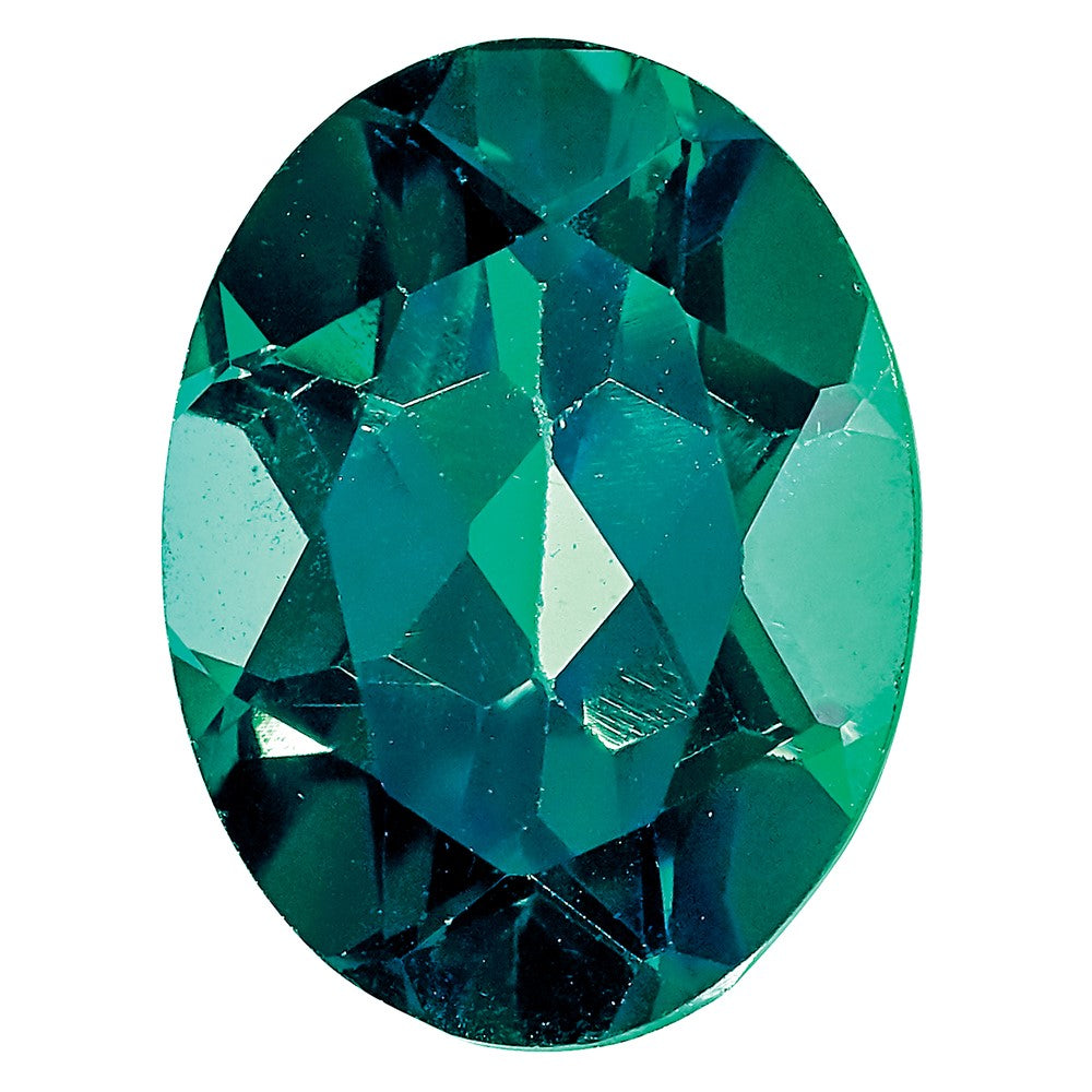 Gemstone Created Alexandrite 8X6mm Oval