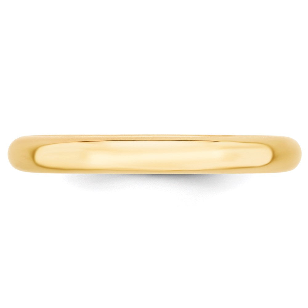 18k Yellow Gold 3mm Standard Weight Comfort Fit Wedding Band Ring