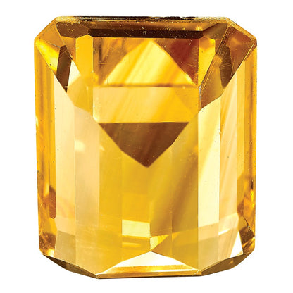 Gemstone Citrine Aa Quality 12X10mm Emerald Cut