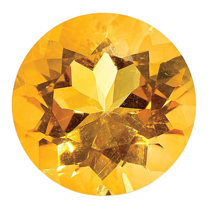 Gemstone Citrine Aa Quality 8mm Round