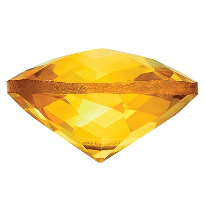 Gemstone Citrine Aa Quality 7mm Round Checkerboard