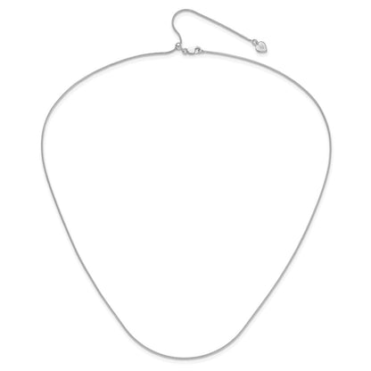 30 Inch Sterling Silver Adjustable .95mm Snake Chain Necklace