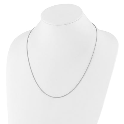 22 Inch Sterling Silver Adjustable 1.4mm Snake Chain Necklace