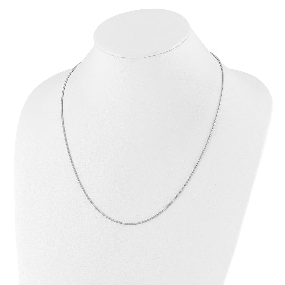 30 Inch Sterling Silver Adjustable 1.4mm Snake Chain Necklace