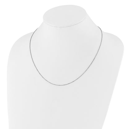 22 Inch Sterling Silver Rhodium Plated Diamond Cut Adjustable Snake Chain Necklace