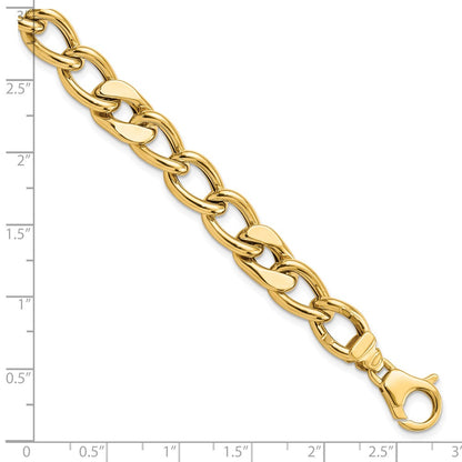 8.5 Inch 14K Polished Fancy Link Men'S Bracelet