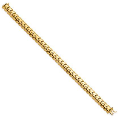 9 Inch 14K Polished Fancy Link Men'S Bracelet