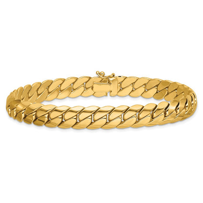 9 Inch 14K Polished Fancy Link Men'S Bracelet