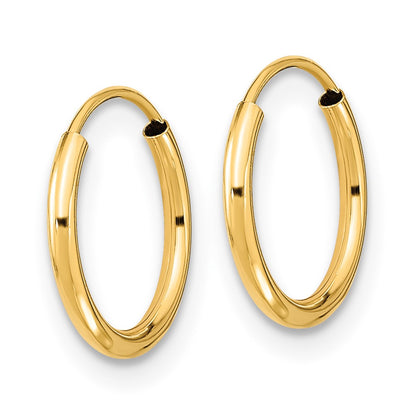 14K Yellow Gold Madi K Endless Hoop Earrings