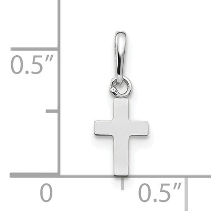 14k White Gold 14k White Gold Madi K Children's Cross Pendant