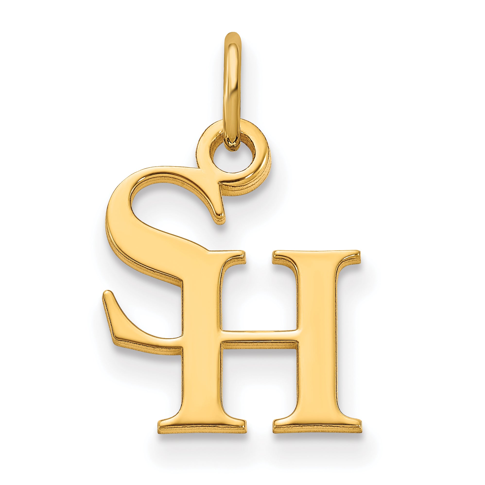 14K Yellow Gold Logoart Sam Houston State University Extra Small Pendant