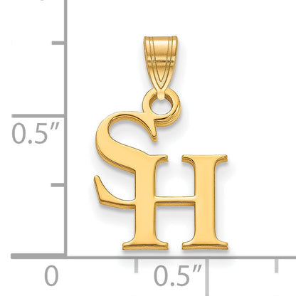 14K Yellow Gold Logoart Sam Houston State University Small Pendant