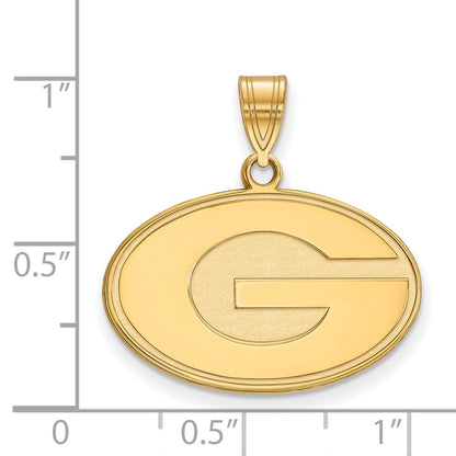 10K Yellow Gold Logoart University Of Georgia Letter G Medium Pendant