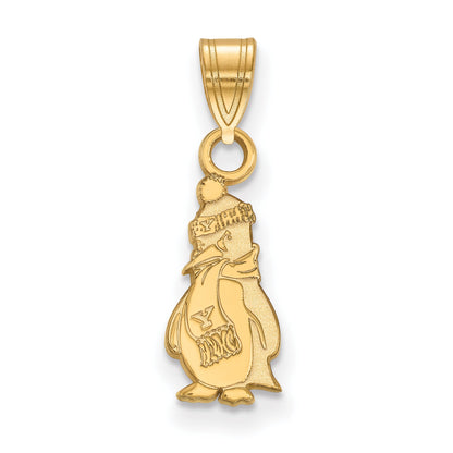 14K Yellow Gold Logoart Youngstown State University Penguin Small Pendant