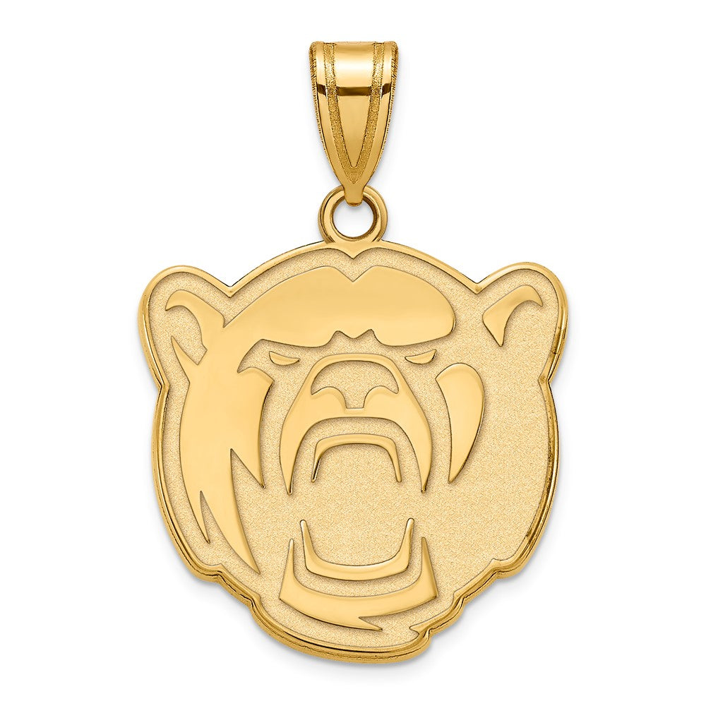 Gold Plated Sterling Silver Logoart Baylor University Large Pendant