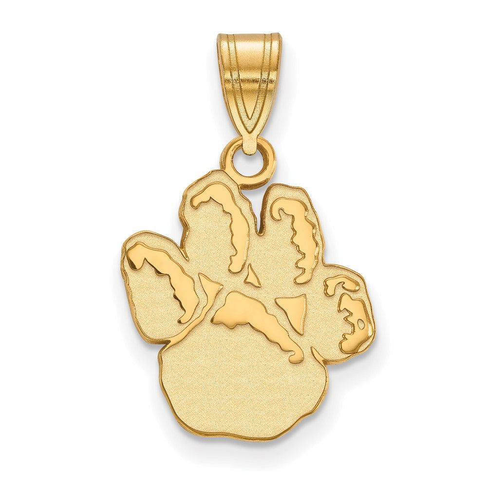 14K Yellow Gold Logoart University Of Pittsburgh Panther Paw Medium Pendant