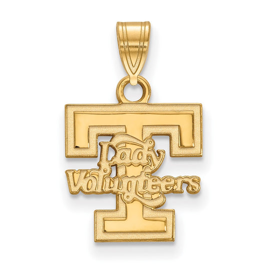 10K Yellow Gold Logoart University Of Tennessee Lady Volunteers Small Pendant