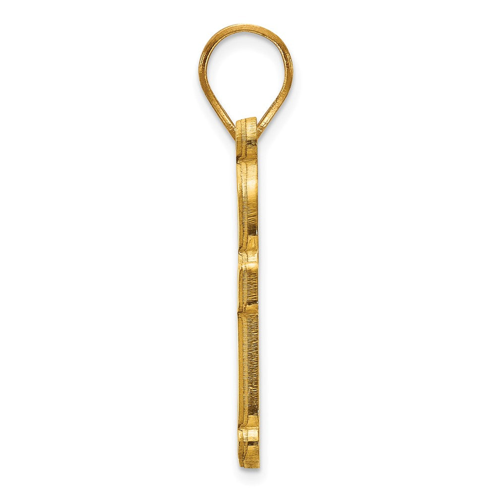 Gold Plated Sterling Silver Logoart Baylor University Bears Large Enameled Pendant