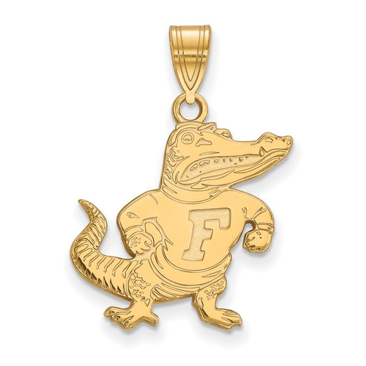 10K Yellow Gold Logoart University Of Florida Gator Large Pendant