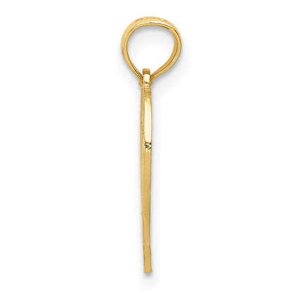 14K Yellow Gold 60 Heart Pendant