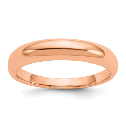 Solid 18K Yellow Gold Rose Gold Polished Men's/Women's Wedding Band Ring Ring Size 7