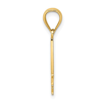 14K Yellow Gold I Heart Cape May W/ Cut-Out Boat Charm