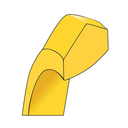 10k Yellow Gold 2.5mm Knife Edge Comfort Fit Wedding Band Ring