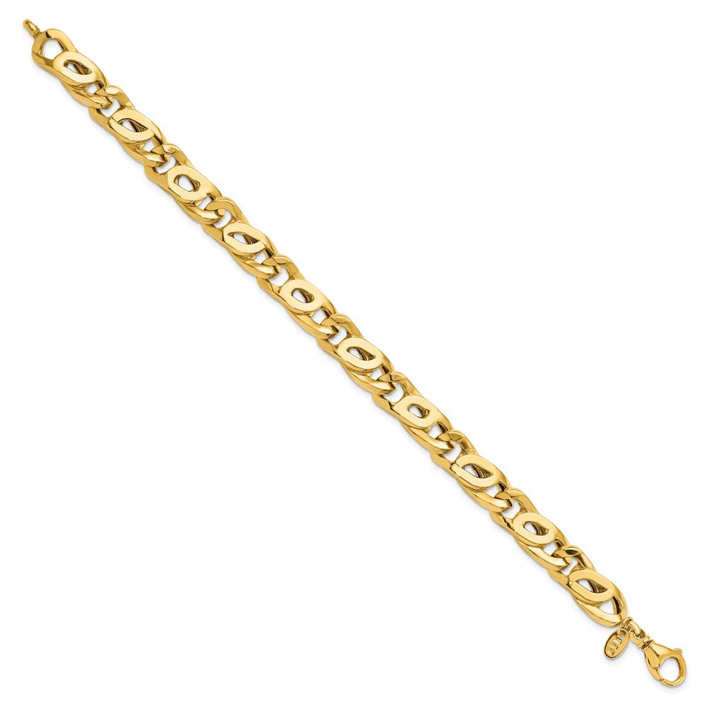 8.25 Inch 14K Men'S Polished Link Bracelet