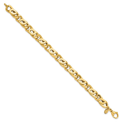 8.25 Inch 14K Men'S Polished Link Bracelet
