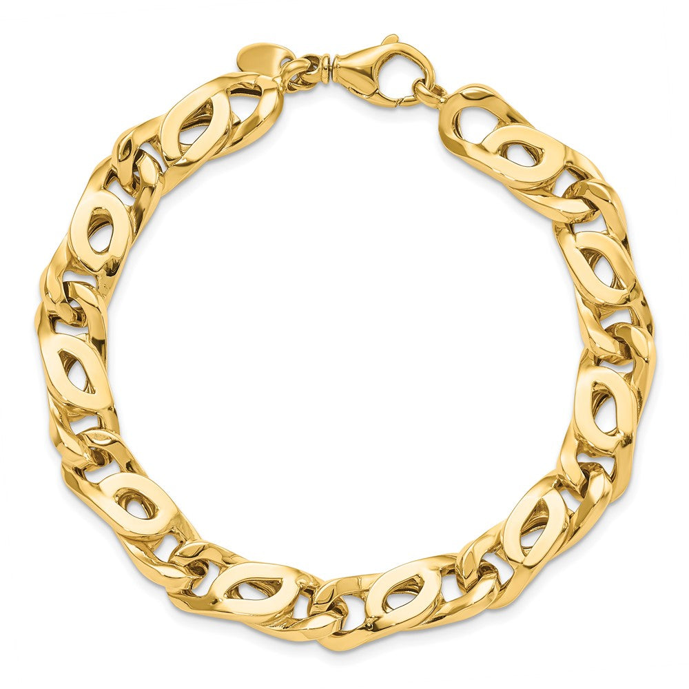 8.25 Inch 14K Men'S Polished Link Bracelet