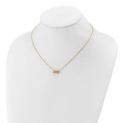 14K Yellow Gold Polished Fancy Necklace