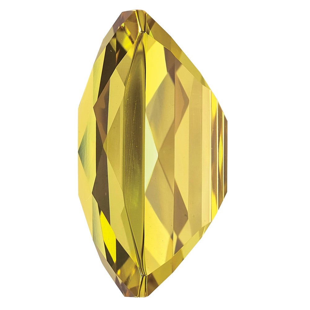 Gemstone Lemon Quartz Aa Quality 12X10mm Emerald Checkerboard Cut