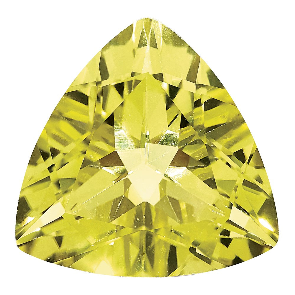 Gemstone Lemon Quartz Aa Quality 10mm Trillion