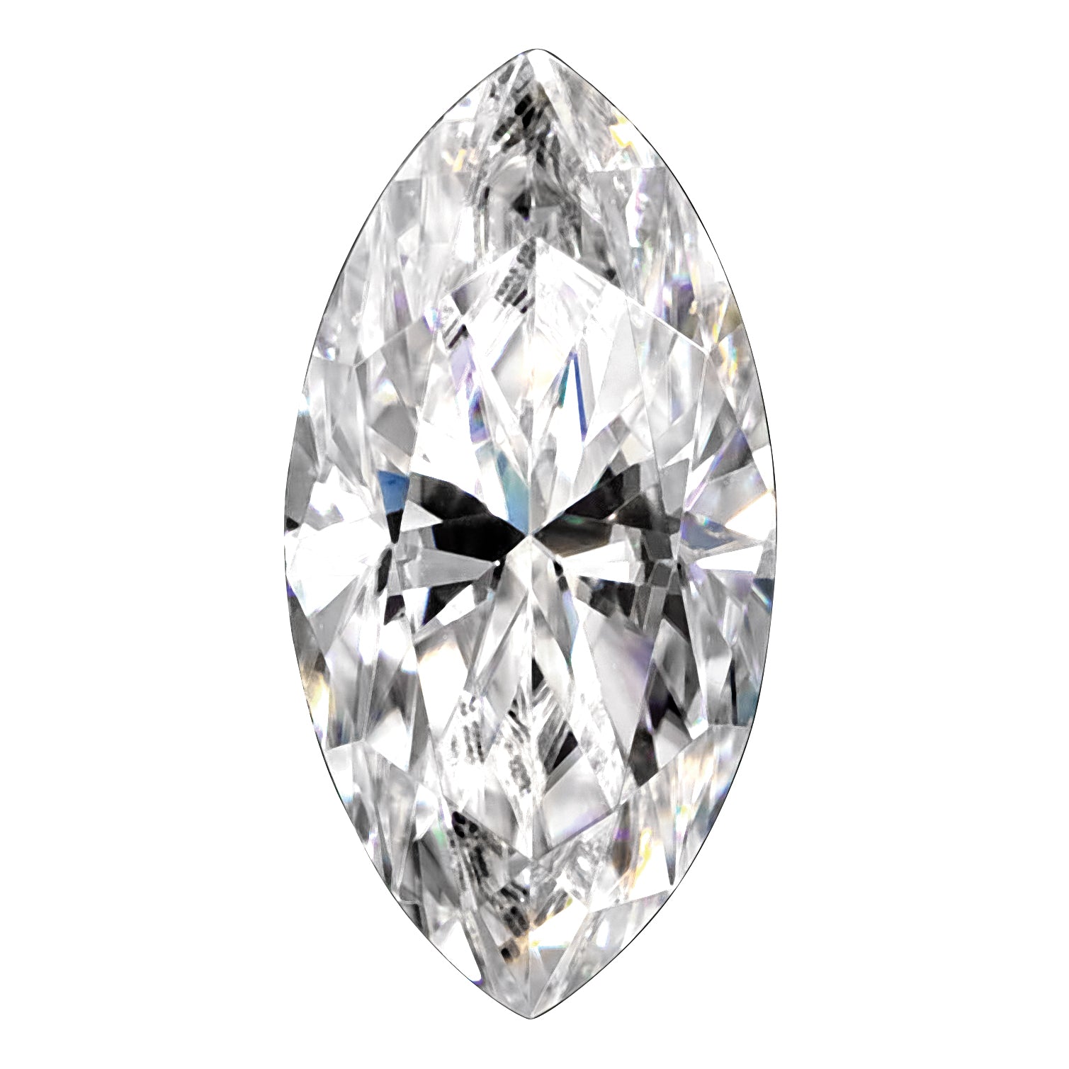 Gemstone Moissanite True Light G-H-I Color 12X6mm Marquise