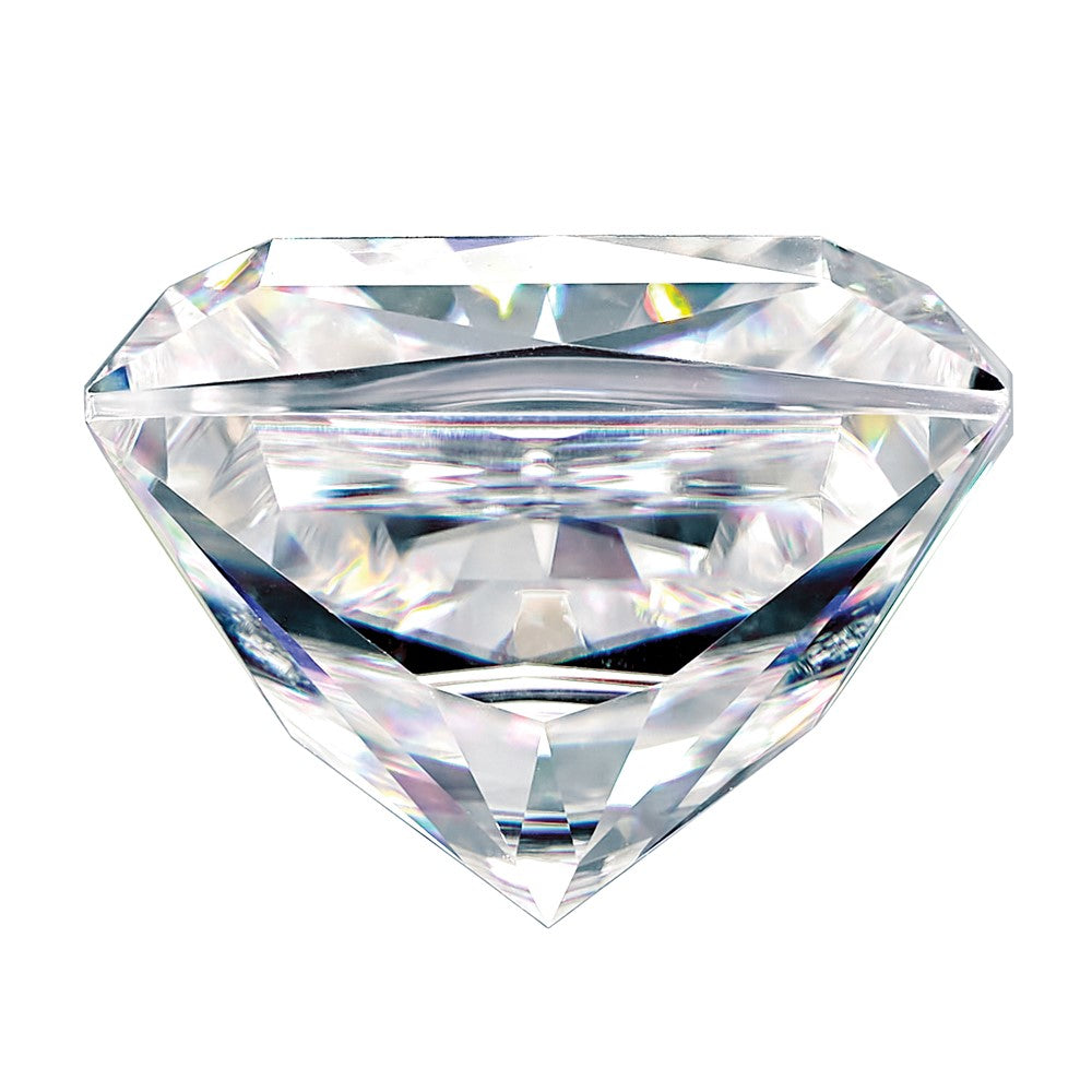 Gemstone Moissanite Pure Light D-E-F Color 8mm Square Brilliant