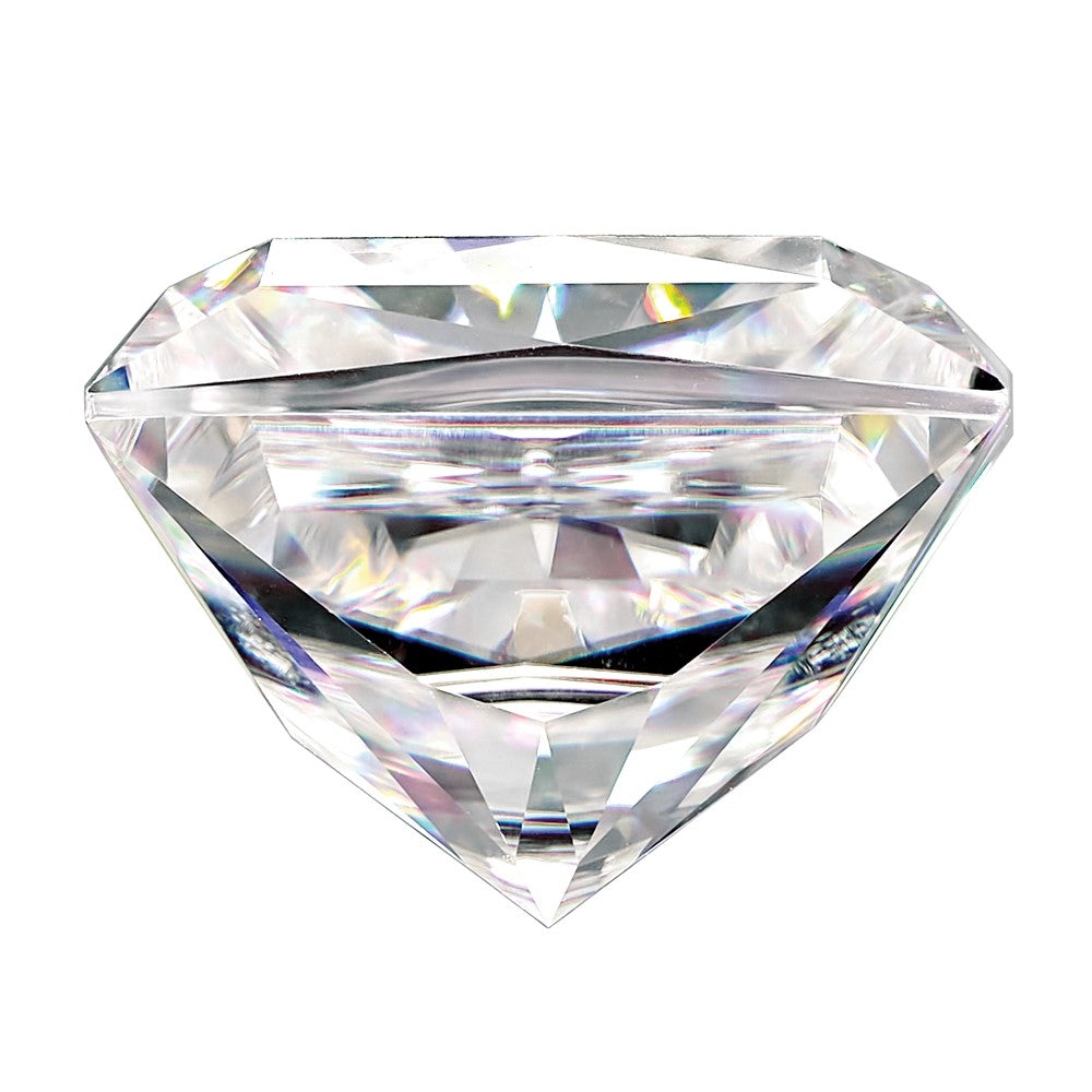 Gemstone Moissanite True Light G-H-I Color 8.5mm Square Brilliant