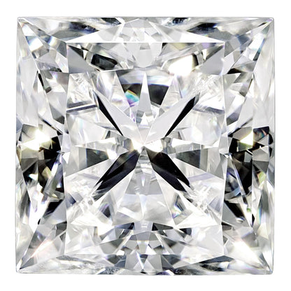 Gemstone Moissanite True Light G-H-I Color 8.5mm Square Brilliant
