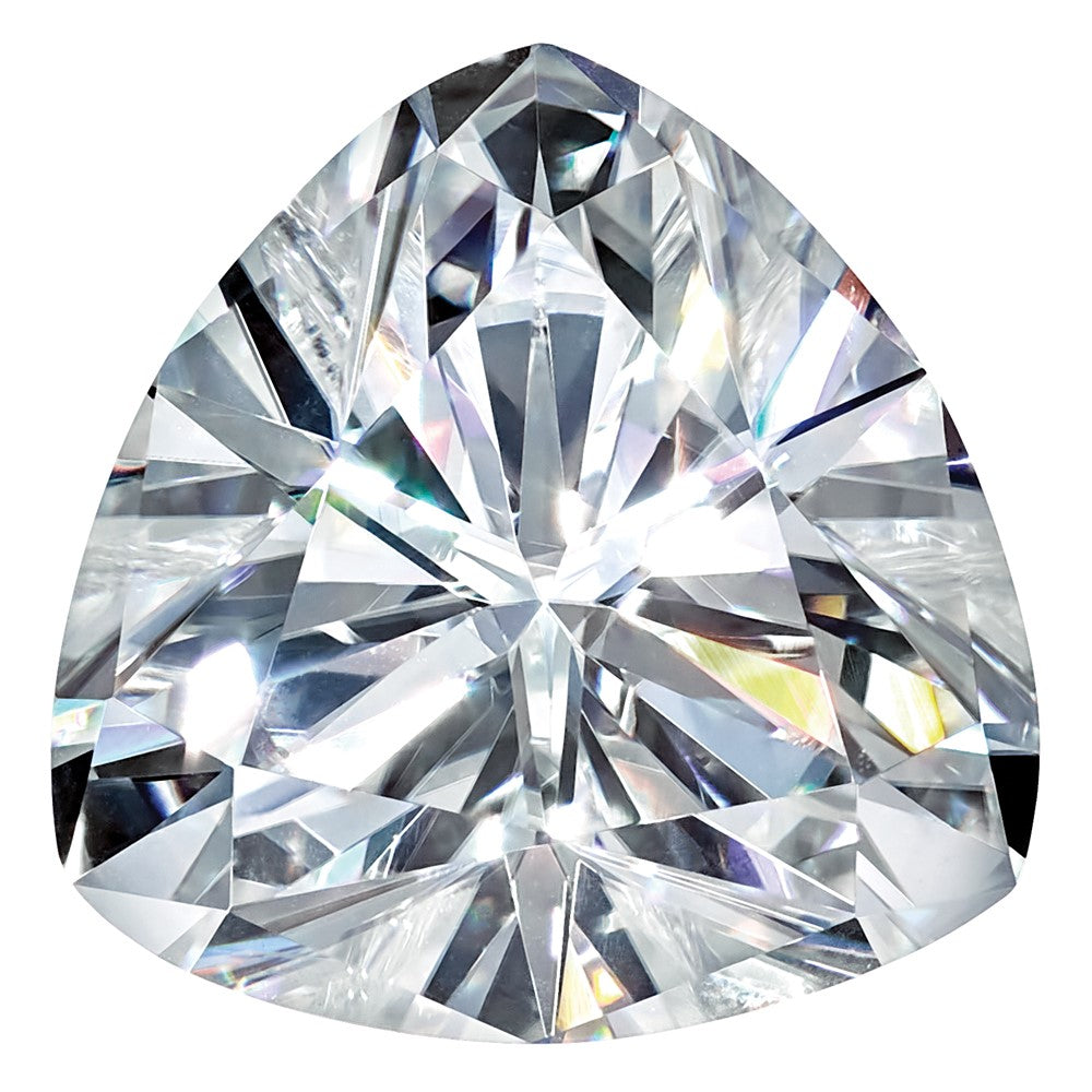 Gemstone Moissanite Pure Light D-E-F Color 8mm Trillion
