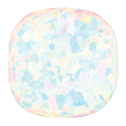 Gemstone Imitation White Opal 4mm Cushion Cabochon
