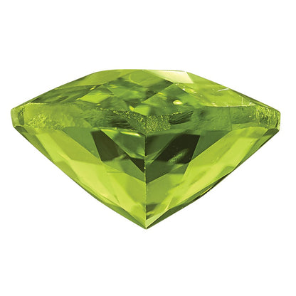 Gemstone Peridot Aa Quality 9X6mm Pear Checkerboard