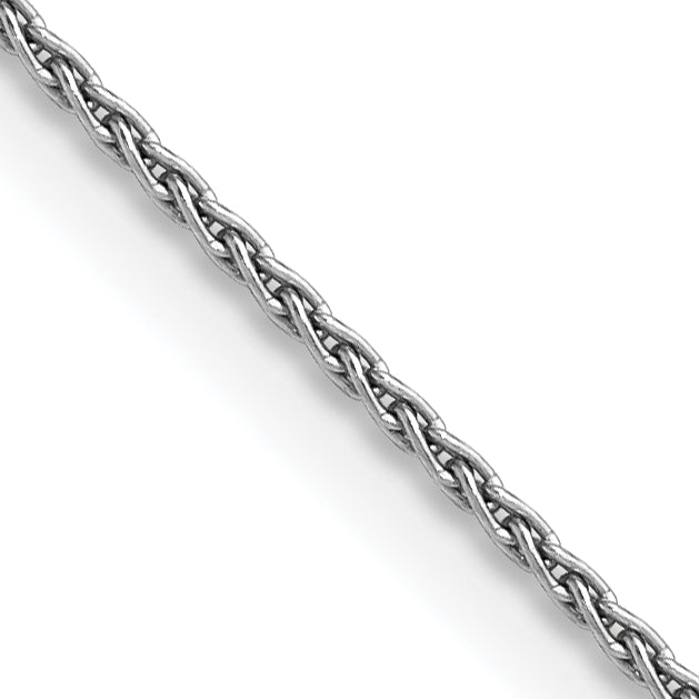 14K White Gold 22 Inch 1.5mm Parisian Wheat With Lobster Clasp Chain Necklace